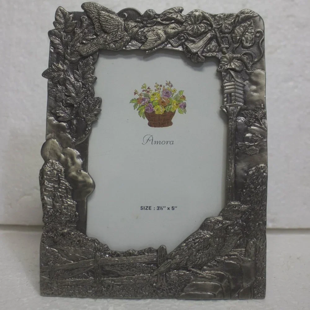 Amora Pewter Photo Frame
